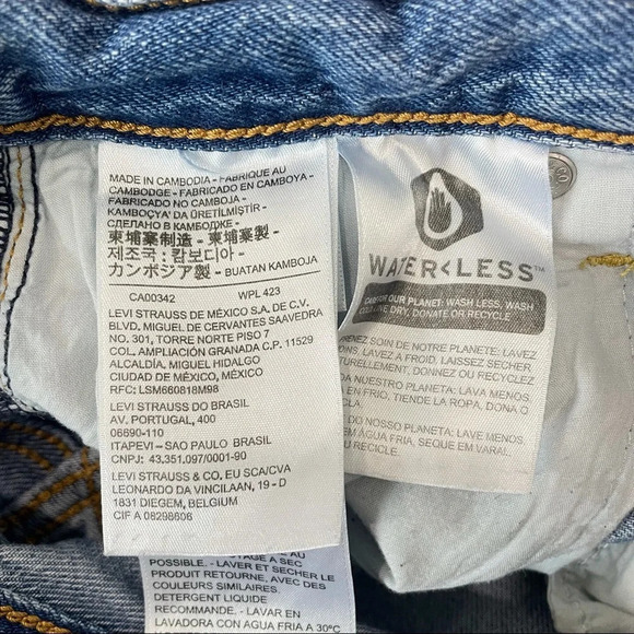 Levi's Ribcage Straight Ankle Jeans 24 - Picture 14 of 14